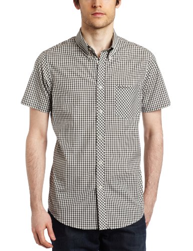 Click To Ben Sherman Mens Wiltshire Short-Sleeve Mod Fit Woven Shirt, Antique Olive, X-Large Details... Ben Sherman Mens Wiltshire Short-Sleeve Mod Fit Woven Shirt, Antique Olive, X-Large
