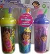 Munchkin Dora Insulated Spill Proof Straw Cups 3/pk Girls BPA FREE
