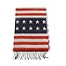 Unisex Winter Ultra Soft Patriotic American USA Flag Scarf Wrap Shawl Ski Snow