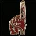 Arizona Cardinals #1 Fan Pin
