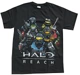 Halo Reach Group Characters Logo Men's Tee Shirt