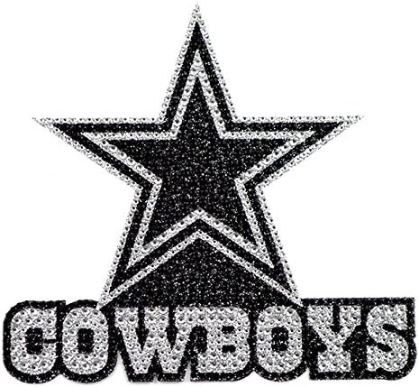 Dallas Cowboys 6"x6" Rhinestone Glitter Bling Decal