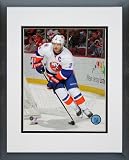Mark Streit New York Islanders - NHL Framed and Matted Photo - 2011-12 Action - 8x10 Photo