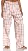  : HUE Women's Brushed Twill Woven Plaid Pant