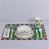 LSU Tigers Mascot Manners 8-Piece Dinnerware Training Set by Football Fanatics