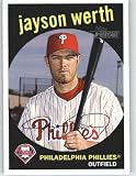 2008 Topps Heritage #85 Jayson Werth - Philadelphia Phillies (Baseball Cards)