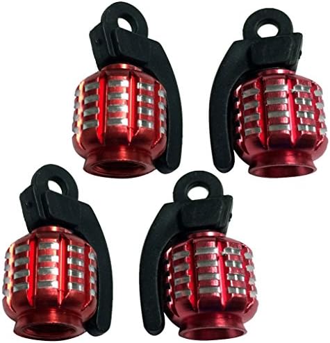 4pcs Aluminum Grenade Car Truck Tire Tyre Valve Dust Cap Cover for 2001 Honda Civic