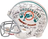 Miami Dolphins Team Signed 35th Anniversary Undefeated 1972 Proline Helmet