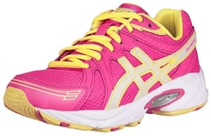 ASICS GEL-Excite GS Running Shoe (Little Kid/Big Kid),Hot Pink/White/Sun Yellow,3 M US Little Kid