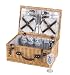 Scribble Sandringham DELUX 4-Person Wicker Hamper (46 x 31 x 20cm)