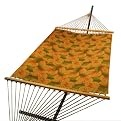 Two-Point Fabric Hammock - Leaves Dark Melon