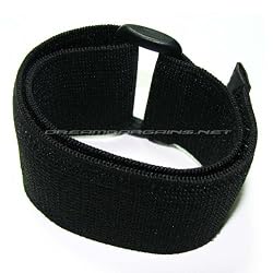 Universal Velco Elastic Adjustable Sport Armband Strap for Silicone Cases iPod / Touch / Nano / iPhone / Zune / Sansa / View / Fuze / Zen / and Much More! - Black