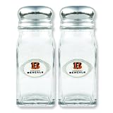 NFL Cincinnati Bengals Glass Salt & Pepper Shakers