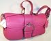 COACH HANDBAGS, SOHO LEATHER DOUBLE POCKET FLAP HANDBAG # 3653 (Orchid Pink)
