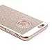 iphone 7 Plus Case,ARSUE (TM) Luxury Hybrid Beauty Crystal Rhinestone With Gold Sparkle Glitter PC Hard Protective Diamond Case Cover For iphone 7 Plus [5.5inch] (Gold / Bling)