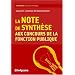 La note de synth�se aux concours de la fonction publique