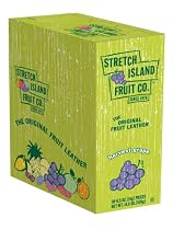 Stretch Island Original Fruit Leather, Grape, 0.5-Ounce Bars (Pack of 30)