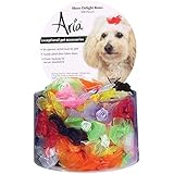 Aria Sheer Delight Bows for Dogs, 100-Piece Canisters