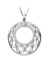 14K White Gold Diamond Necklace - 0.25 Ct. -- LIFETIME WARRANTY