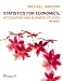 Statistics for Economics, Accounting and Business Studies with MyMathLab Global Student Access Card