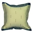 Handmade Textured Two-Tone Cotton Cushion Cover/Pillow Sham (Thailand)