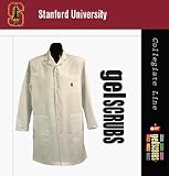 Stanford Cardinal Long Lab Coat from Gelscrubs ( with Tree Logo ) - B000BJKZ6Y