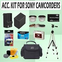 Deluxe Accessory Outfit for the Sony Handycam Camcorder HDR-HC5/ HDR-HC7/ HDR-HC9