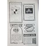 1907 Trouser Press Lewin Sprock Razor Furniture Bowen by Original old antique victorian print