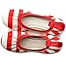 Ollio Women's Ballet Shoe Comfort Cute Multi Color Flat