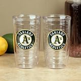 Tervis Tumbler Oakland Athletics 16oz Insulated Tumbler - Set of 2 - Oakland As One Size