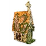 Church Birdhouse Feeder