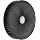 Boston Gear Timing Pulley, 9 mm Wide Belts, 0.375" Bore Diameter, Lexan with Aluminum Insert
