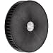Boston Gear Timing Pulley, 9 mm Wide Belts, 0.375" Bore Diameter, Lexan with Aluminum Insert