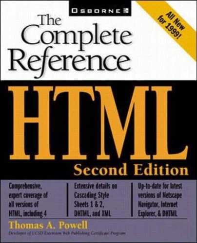 HTML: The Complete Reference by Thomas Powell