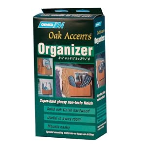 Camco 43483 RV Oak Accents Organizer by Camco