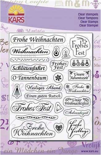 Childrens Toyshop  Spielwaren : Clear Stamps Texte Winter / Weihnachten von Kars