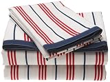Tommy Hilfiger Annapolis Open Stripe Fitted Sheet