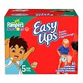 Pampers Easy Ups Trainers For Boys, Size 5 (30-40 Lbs), Large Pack, 66 Training Pants