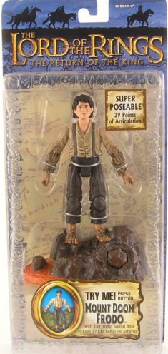 Childrens Toyshop  Toys : Mount Doom Frodo Lord Of The Rings Trilogy Figure