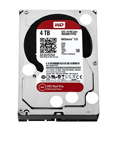 Wd red pro 4tb nas hard disk drive - 7200 rpm sata 6 gb…