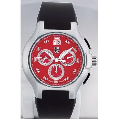 Men's, Luminox, Serie 700, Chrono, Red dial, Black PU Strap