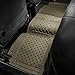 FH Group FH-V11307R010 Semi Custom Trimmable Vinyl Rear Floor Mat Beige for Sedan, SUV and Van