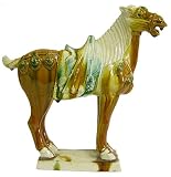 T-Trove Medium Ceramic Tang Horse Tan Color