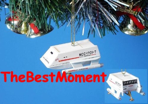 STAR TREK III *A2 DECORATION ORNAMENT HOME PARTY TREE DECOR Furuta Star Trek Vol 3 Alpha Shuttlecraft Galileo Spaceship Display -image