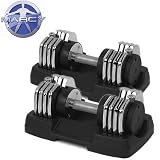 Marcy 2 x 25lb Adjustable Transformer Dumbells