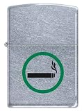Zippo Smoking Permitted Brushed Chrome Lighter