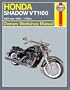 Haynes Honda Shadow VT1100 Owners Workshop Manual: 1985 Thru 1998