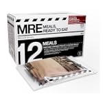 MRE (Meals, Ready to Eat) Premium case of 12 Fresh MRE with Heaters. Expiry date Feb 2017