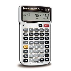 Calculated Industries 4065-AB1 Construction Master Pro Advanced Construction Math Calculator with Armadillo Case