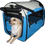 The Ideal Pet Soft Crate / Carrier for Travel, Indoor and Outdoor - Large